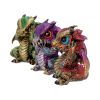 Three Wiselings 8.5cm Dragons Dragon Figurines