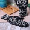 Hamsa Hand Incense Burner (set of 4) 20cm Unspecified Spiritual Product Guide