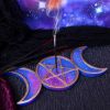 Triple Moon Incense Burner (Set of 4) 21.5cm Maiden, Mother, Crone Gifts Under £100