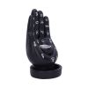 Palmistry Backflow Incense Burner (Black) 12cm Unspecified Palmistry