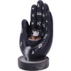 Palmistry Backflow Incense Burner (Black) 12cm Palmistry Spiritual Product Guide