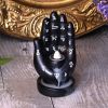 Palmistry Backflow Incense Burner (Black) 12cm Palmistry Spiritual Product Guide