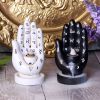 Palmistry Backflow Incense Burner (Black) 12cm Palmistry Spiritual Product Guide