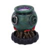 Emerald Cauldron Backflow Incense Burner 7.3cm Witchcraft & Wiccan Spiritual Product Guide