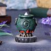 Emerald Cauldron Backflow Incense Burner 7.3cm Witchcraft & Wiccan Spiritual Product Guide
