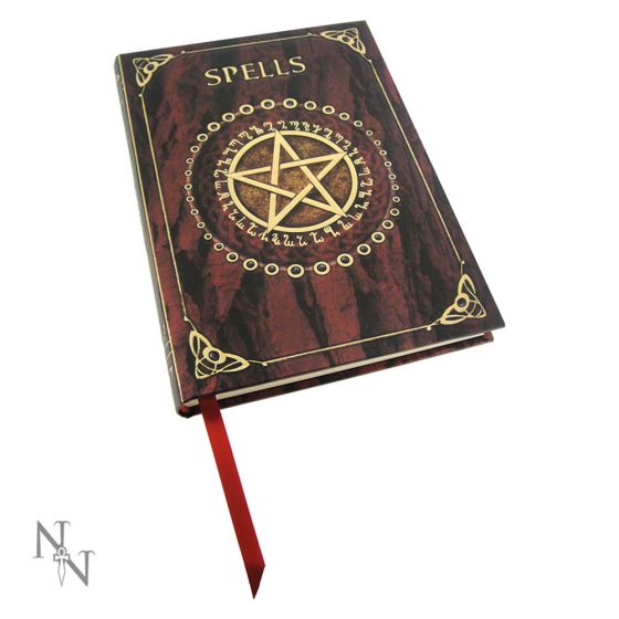 Embossed Spell Book Red 17cm Witchcraft & Wiccan Stock Arrivals