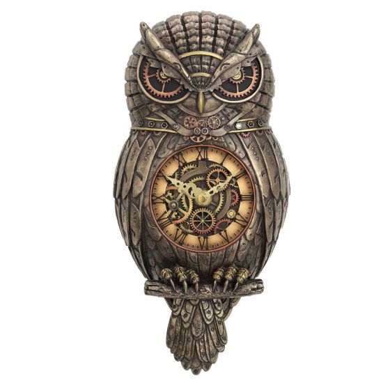 Chronology Wisdom 31.5cm Owls Steampunk
