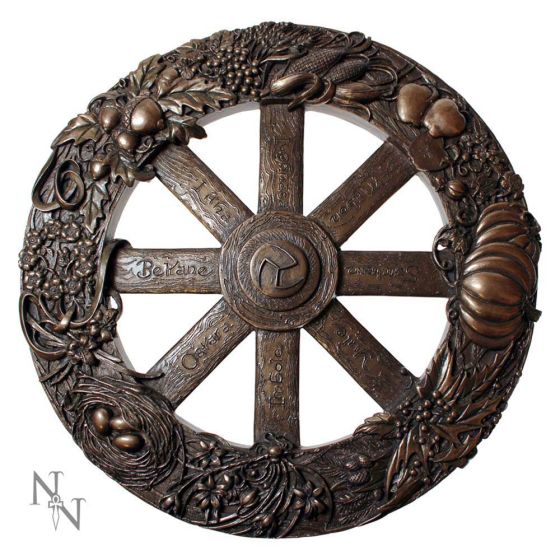 Wheel Of The Year Plaque 25cm Witchcraft & Wiccan Wiccan