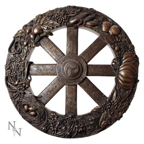 Wheel Of The Year Plaque 25cm Witchcraft & Wiccan Gifts Under £100