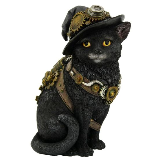 Clockwork Kitty 16.5cm Cats Statues Medium (15cm to 30cm)