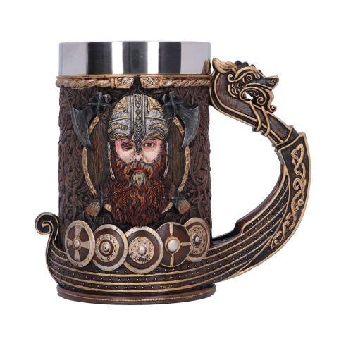 Drakkar Viking Tankard 15cm History and Mythology Gifts Under £100