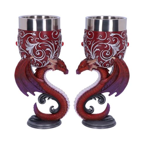 Dragons Devotion Goblets 18.5cm (Set of 2) Dragons Stock Arrivals