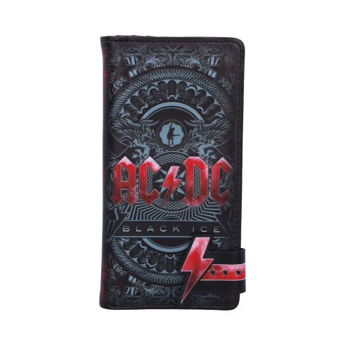 ACDC Black Ice Embossed Purse 18.5cm Band Licenses April Flash Sale Day 4