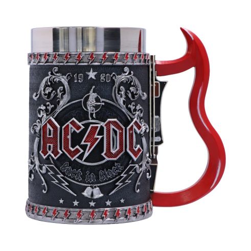 ACDC Back in Black Tankard 16cm Band Licenses Back in Stock