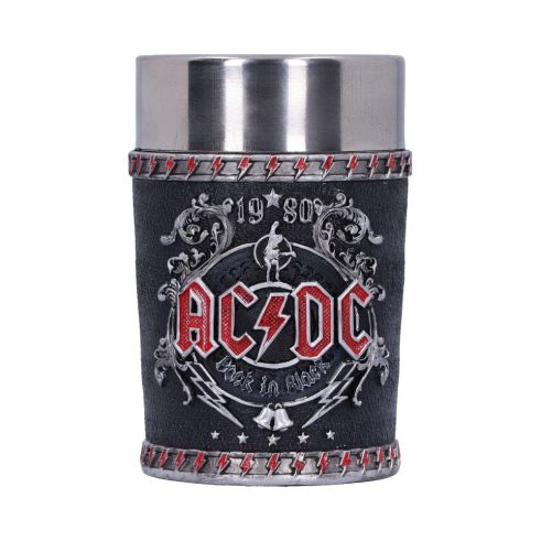 ACDC Back in Black Shot Glass 8.5cm Band Licenses Band Merch Product Guide