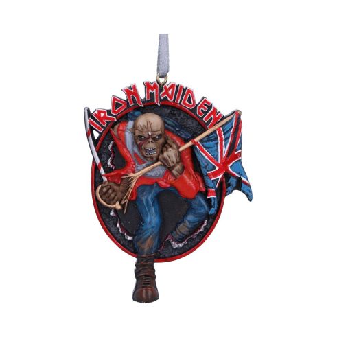 Iron Maiden The Trooper Hanging Ornament 8.5cm Band Licenses Out Of Stock
