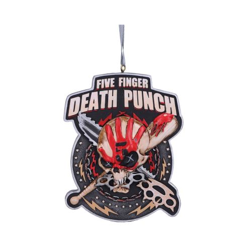 Five Finger Death Punch Hanging Ornament 9.5cm Band Licenses Gifts Under £100