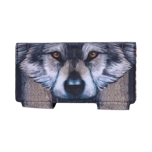 Guardian Wolf Embossed Purse 18.5cm Wolves Gifts Under £100