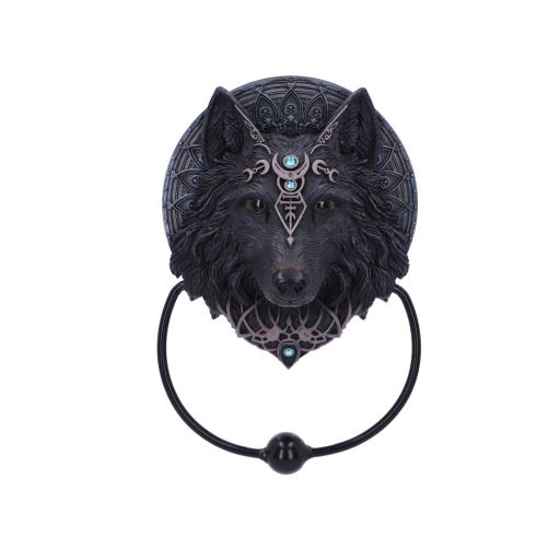 Wolf Moon Door Knocker 20.5cm Wolves Gifts Under £100