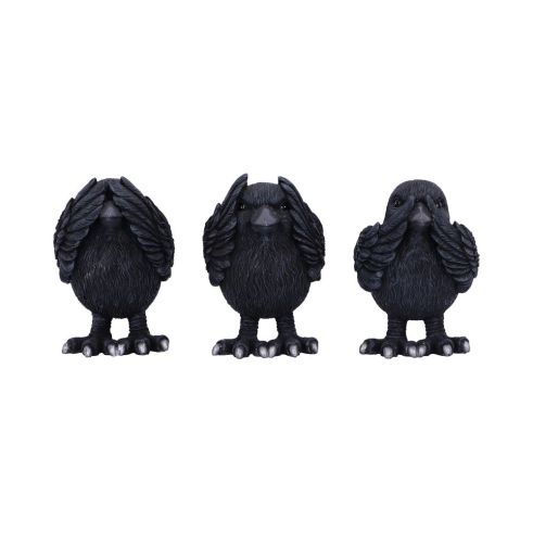 Three Wise Ravens 8.7cm Ravens Christmas Gift Guide Figurines