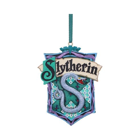 Harry Potter Slytherin Crest Hanging Ornament 8cm Fantasy Out Of Stock