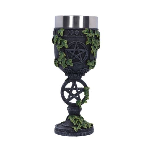 Aged Pentagram Goblet 19.5cm Witchcraft & Wiccan Gifts Under £100