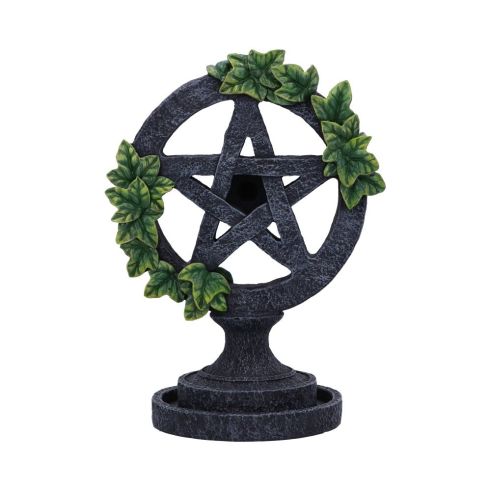 Aged Pentagram Backflow Incense Burner 19cm Witchcraft & Wiccan Gifts Under £100