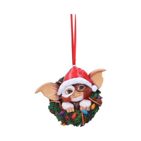 Gremlins Gizmo in Wreath Hanging Ornament 10cm Fantasy Gifts Under £100