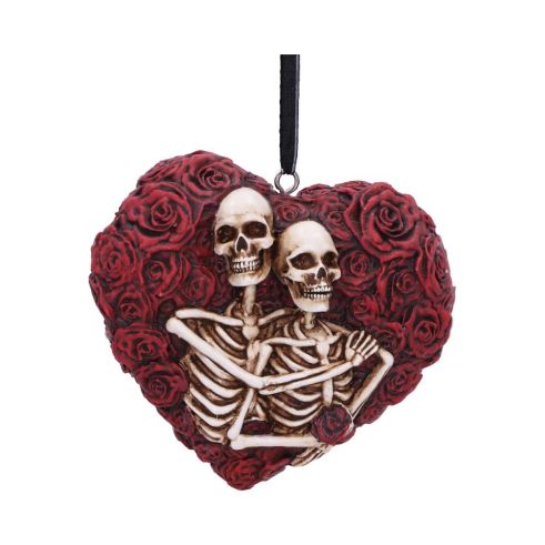 Love Everlasting Hanging Ornament 7.8cm Skeletons Gifts Under £100