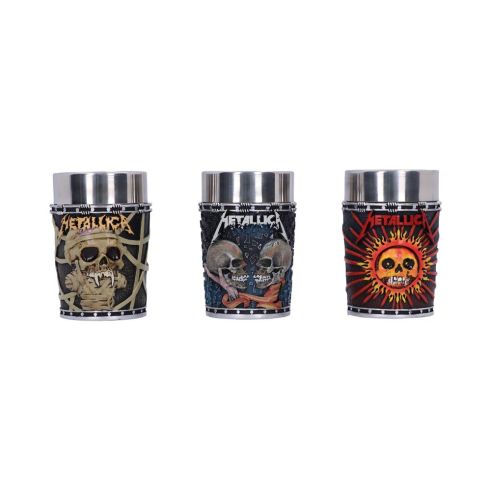 Metallica Shot Glass set 8.5cm Band Licenses Top 200