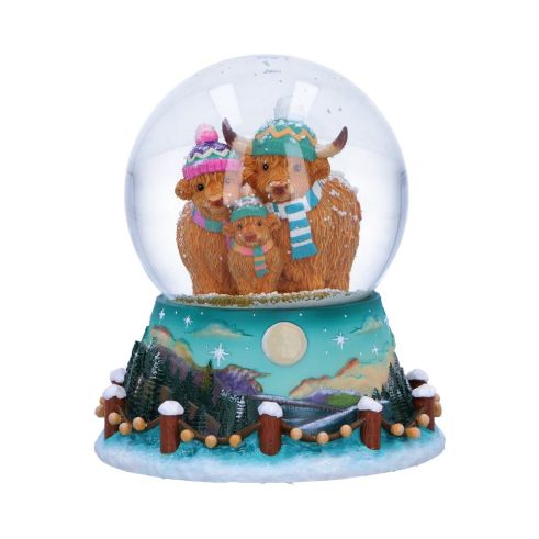 Winter Highland Cow Snow Globe Unspecified Out Of Stock