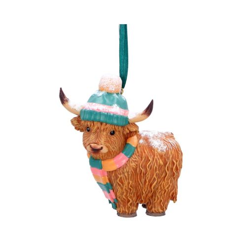 Winter Highland Cow Snowfall Hanging Ornament Unspecified Out Of Stock