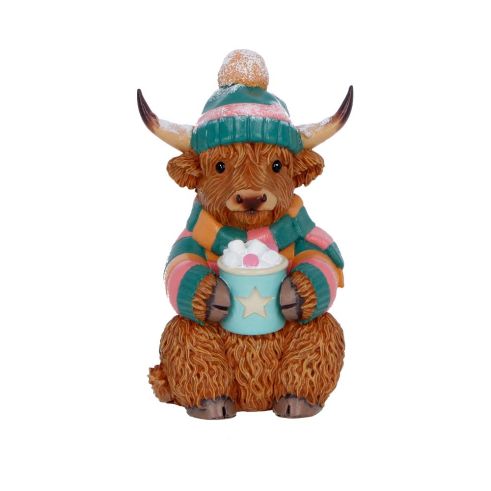 Winter Highland Cow Hot Cocoa Animals Out Of Stock