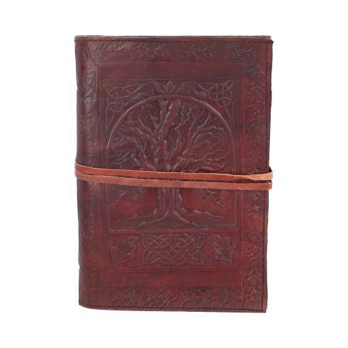 Tree Of Life Leather Embossed Journal 18 x 25cm Witchcraft & Wiccan Stock Arrivals