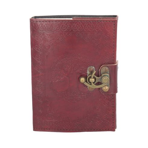 Tree Of Life Leather Journal w/lock 13 x 18cm Witchcraft & Wiccan Gifts Under £100