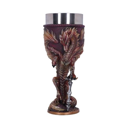 Flame Blade Goblet by Ruth Thompson 17.8cm Dragons Year Of The Dragon