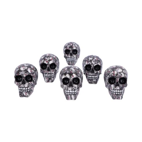 Bloodshot (Medium) 11cm (Pack of 6) Skulls Statues Small (Under 15cm)