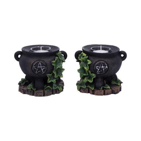 Ivy Cauldron Candle Holder 11cm (Set of 2) Witchcraft & Wiccan April Flash Sale Day 3