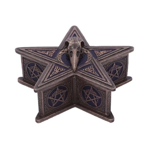 Pentagram Raven Box 16.5cm Ravens Sale Items