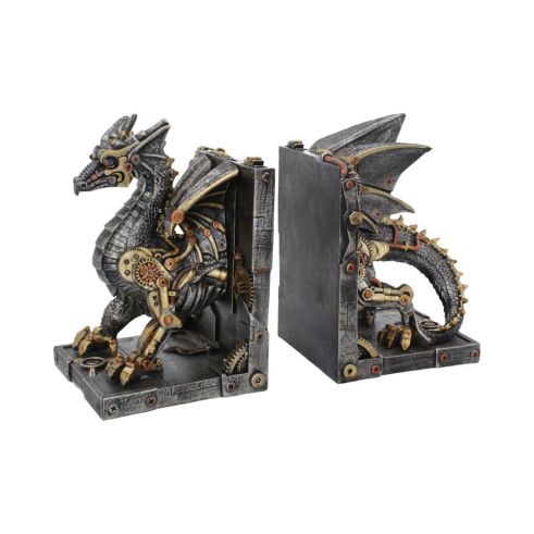 Dracus Machina Bookends 27cm Dragons Stock Arrivals