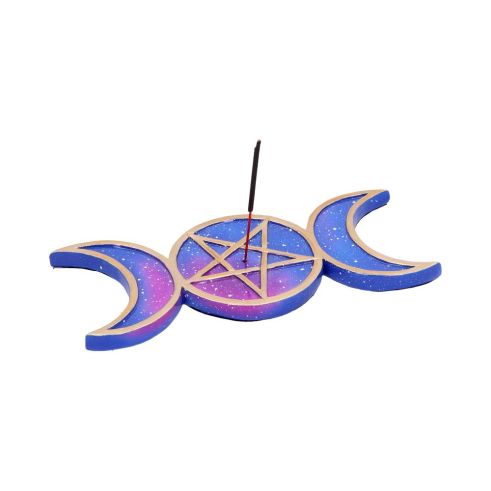 Triple Moon Incense Burner (Set of 4) 21.5cm Maiden, Mother, Crone Gifts Under £100