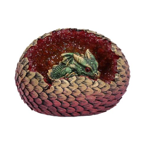 Geode Home (Green) 10.7cm Dragons Dragon Figurines