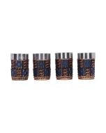 Medieval shot glass(set of 4) History and Mythology RRP Under 10