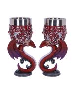 Dragons Devotion Goblets 18.5cm (Set of 2) Dragons Back in Stock