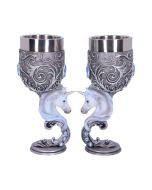 Enchanted Hearts Goblets 18.5cm (Set of 2) Unicorns Gifts Under £100