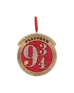 Harry Potter Platform 9 3/4 Hanging Ornament 8.2cm Fantasy Christmas Product Guide