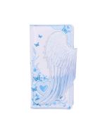 White Angel Wings Embossed Purse 18.5cm Angels Stock Arrivals