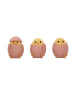 Three Wise Chicks 6.7cm Animals Last Chance to Buy