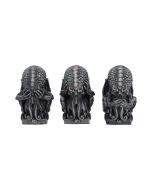 Three Wise Cthulhu 7.6cm Horror Gifts Under £100