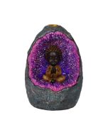 Zen Geode Backflow Incense Burner 14.5cm Buddhas and Spirituality Sale Items